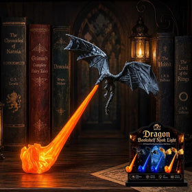 Flying Dragon 3D LED Nook Light β Fantasy Shelf Decor